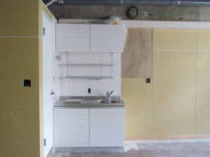 真っ白いキッチン